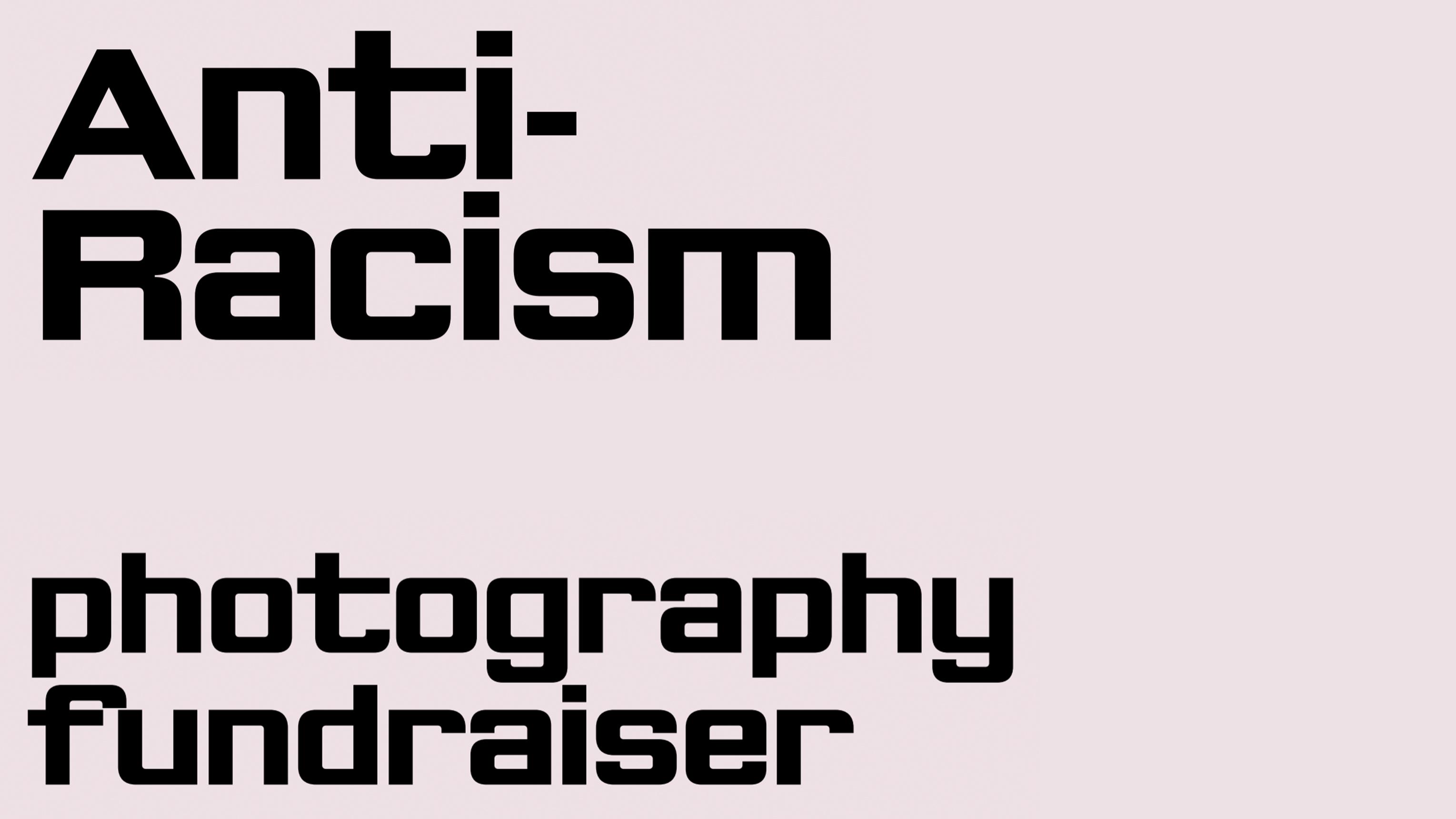 Anti-Racism Photo Fundraiser